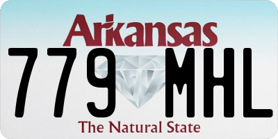 AR license plate 779MHL