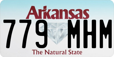 AR license plate 779MHM