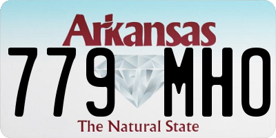 AR license plate 779MHO