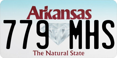 AR license plate 779MHS