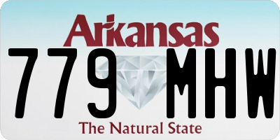 AR license plate 779MHW