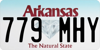 AR license plate 779MHY