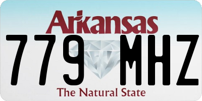AR license plate 779MHZ