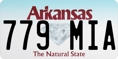 AR license plate 779MIA