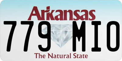 AR license plate 779MIO