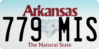 AR license plate 779MIS