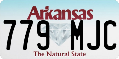 AR license plate 779MJC