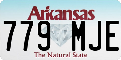 AR license plate 779MJE