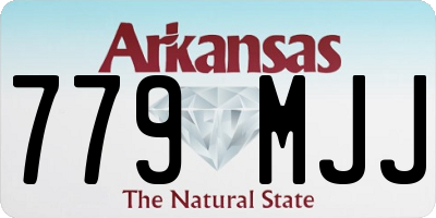 AR license plate 779MJJ