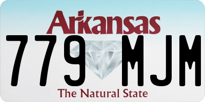 AR license plate 779MJM