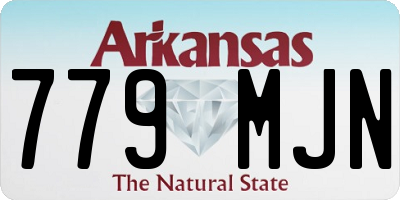 AR license plate 779MJN