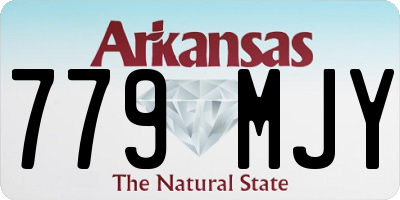 AR license plate 779MJY