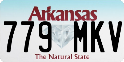 AR license plate 779MKV