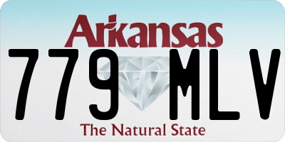 AR license plate 779MLV