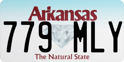 AR license plate 779MLY