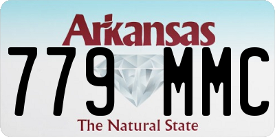 AR license plate 779MMC