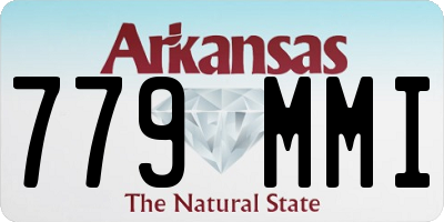 AR license plate 779MMI