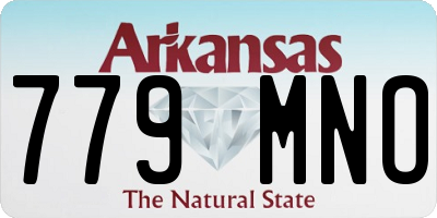 AR license plate 779MNO