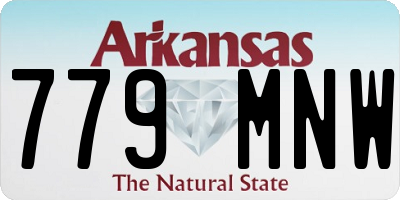 AR license plate 779MNW