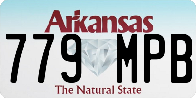 AR license plate 779MPB