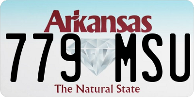 AR license plate 779MSU