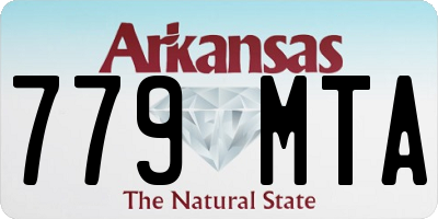 AR license plate 779MTA
