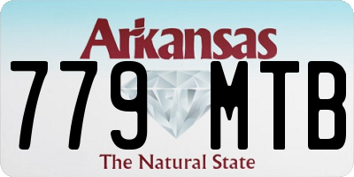 AR license plate 779MTB