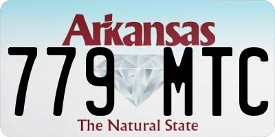 AR license plate 779MTC
