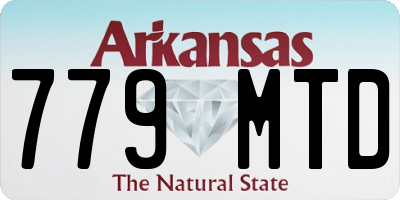 AR license plate 779MTD