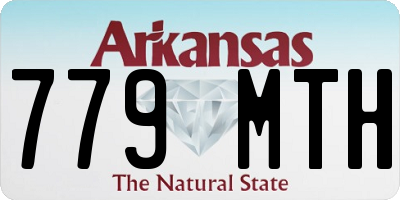 AR license plate 779MTH