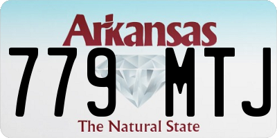 AR license plate 779MTJ