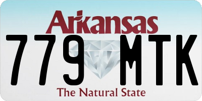 AR license plate 779MTK