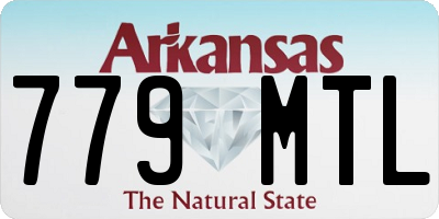 AR license plate 779MTL
