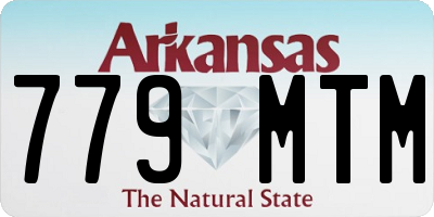 AR license plate 779MTM