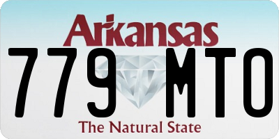 AR license plate 779MTO