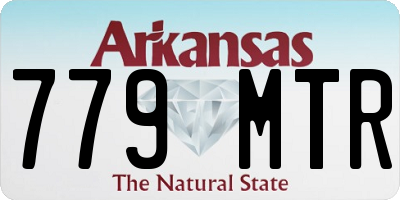 AR license plate 779MTR