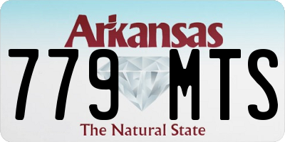 AR license plate 779MTS