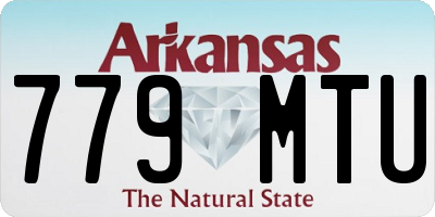 AR license plate 779MTU