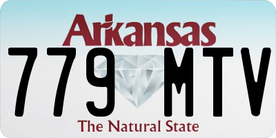 AR license plate 779MTV