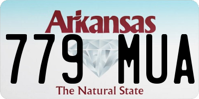 AR license plate 779MUA