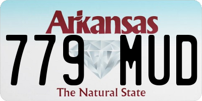 AR license plate 779MUD