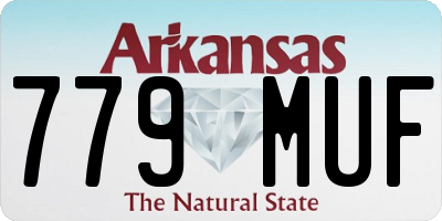 AR license plate 779MUF