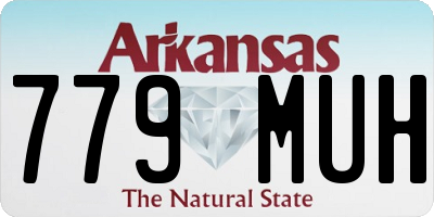 AR license plate 779MUH