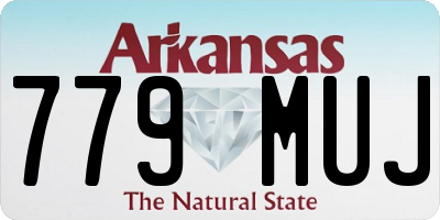 AR license plate 779MUJ