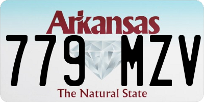 AR license plate 779MZV