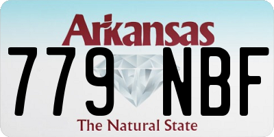 AR license plate 779NBF