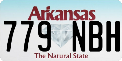 AR license plate 779NBH