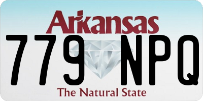 AR license plate 779NPQ