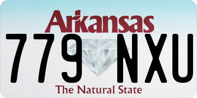 AR license plate 779NXU