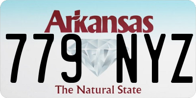 AR license plate 779NYZ